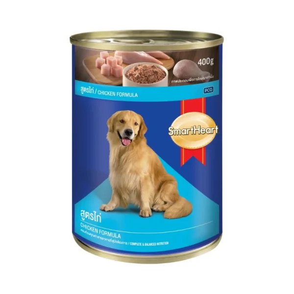 Gà Pate Cho Chó Trưởng Thành Smartheart Adult Lon 400g